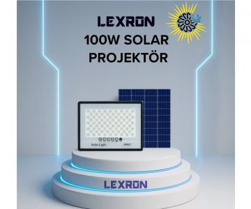 100W SOLAR PROJEKTÖR