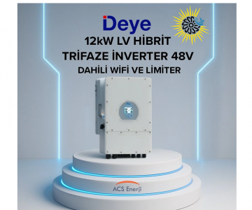 12KW HİBRİT TRİFAZE İNVERTER LV