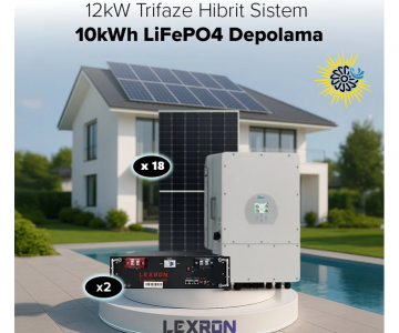 12KW TRİFAZE HİBRİT SİSTEM 2