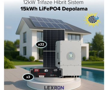 12KW TRİFAZE HİBRİT SİSTEM 3