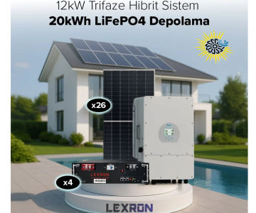 12KW TRİFAZE HİBRİT SİSTEM 4