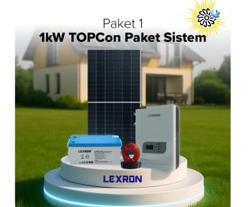 1kW TOPCON PAKET SİSTEM 