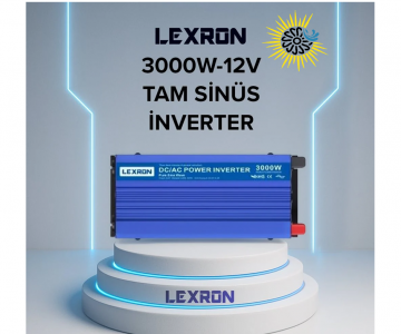 3000W-12V TAM SİNÜS İNVERTER