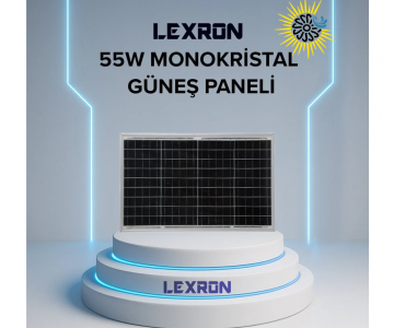 55W MONOKRİSTAL GÜNEŞ PANELİ