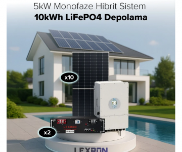5kW MONOFAZE HİBRİT SİSTEM 2