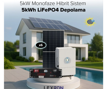 5kW MONOFAZE HİBRİT SİSTEM 1