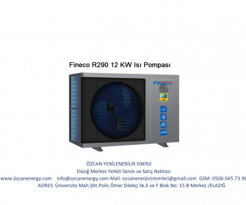 Fineco R290 12 KW Isı Pompası