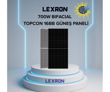 TOPCON BIFACIAL 700W HALF-CUT GÜNEŞ PANELİ