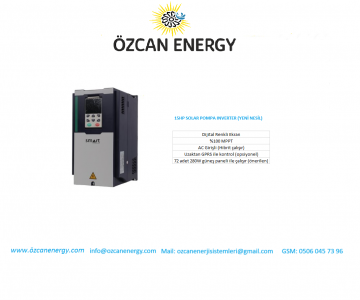 15HP SOLAR POMPA INVERTER (YENİ NESİL)