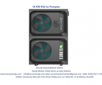 16 KW R32 Isı Pompası