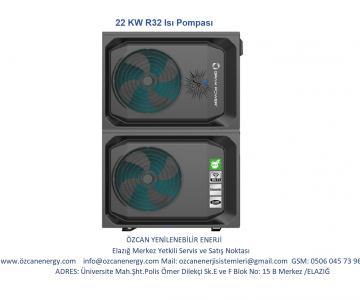 22 KW R32 Isı Pompası