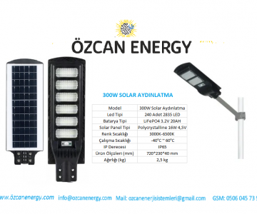 300W SOLAR AYDINLATMA