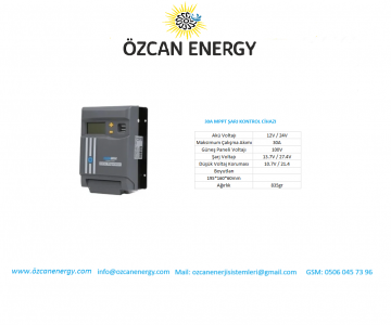 30A MPPT ŞARJ KONTROL CİHAZI