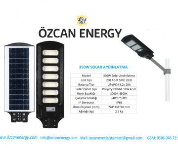 350W SOLAR AYDINLATMA