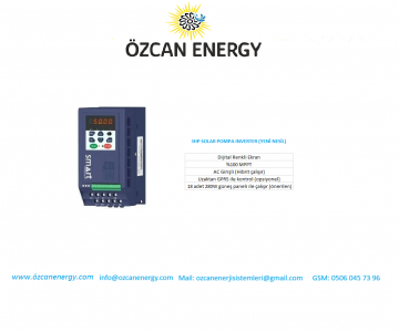 3HP SOLAR POMPA INVERTER (YENİ NESİL)