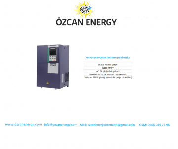 50HP SOLAR POMPA INVERTER (YENİ NESİL)