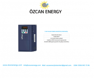 7.5HP SOLAR POMPA INVERTER (YENİ NESİL)