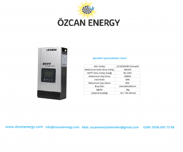 80A MPPT ŞARJ KONTROL CİHAZI