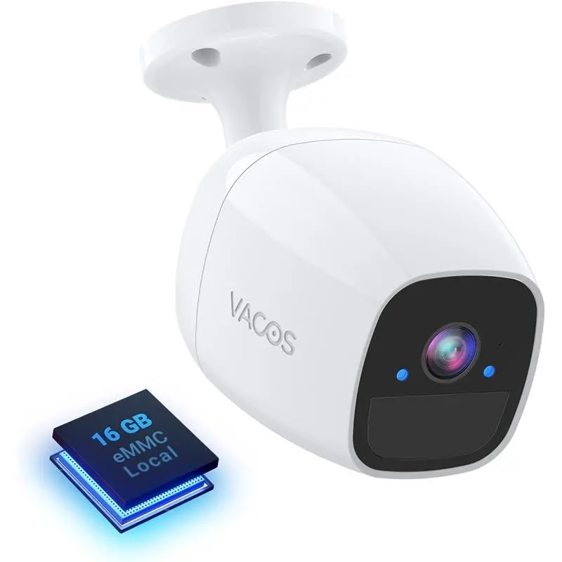 VACOS I41FW 2MP 2.6MM LENS 10MT IR LED/FULL COLOR ÇİFT YÖNLÜ KONUŞMA IP65 SOLAR PANELLİ WIFI KAMERA( KAYIT ÖZELLİĞİ YOK)