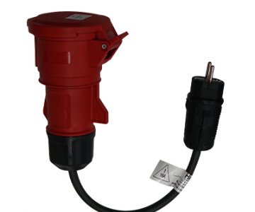 Hims HCCA-TM16-30-F 3x2,5 TTR 1/16A Fiş - 5/32A Priz 30cm Kablolu Dönüştürücü